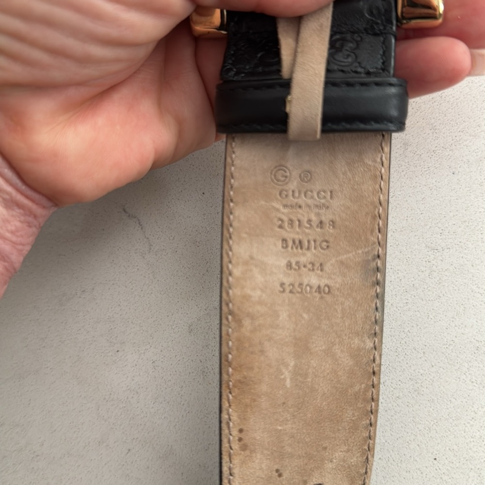 Gucci Black Belt - Picture 3 of 4
